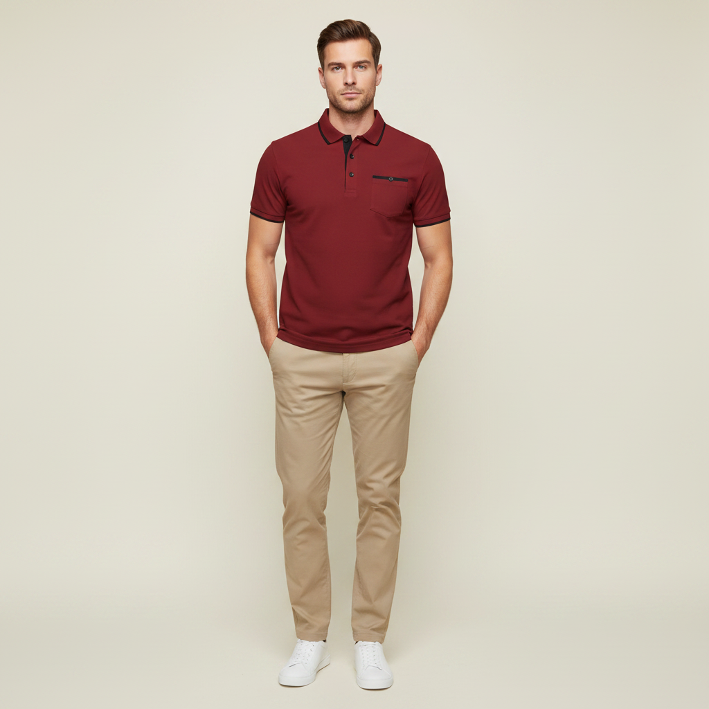 Men's Classic Fit Polo Shirt | Versatile Casual Wear