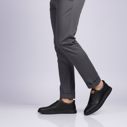 Men's Leather Sneakers | Stylish Comfort Trainers