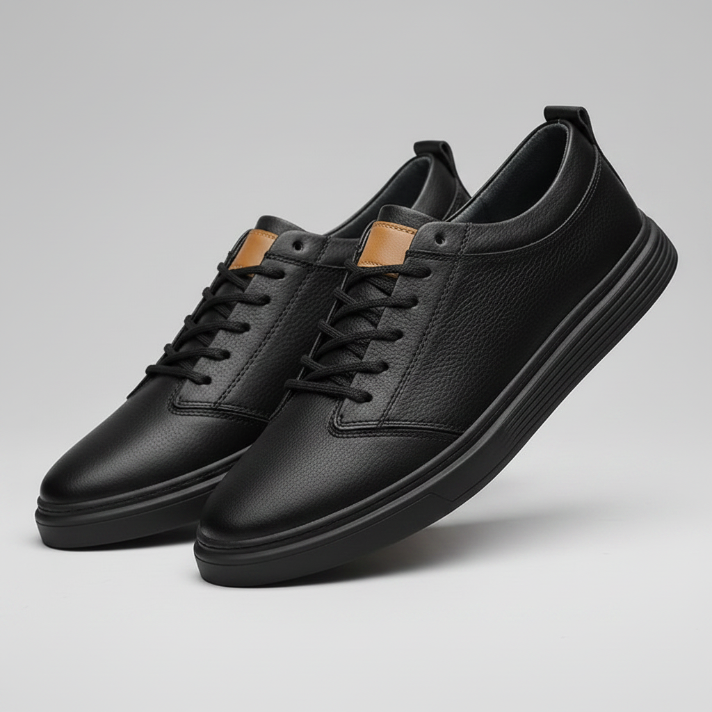 Men's Leather Sneakers | Stylish Comfort Trainers