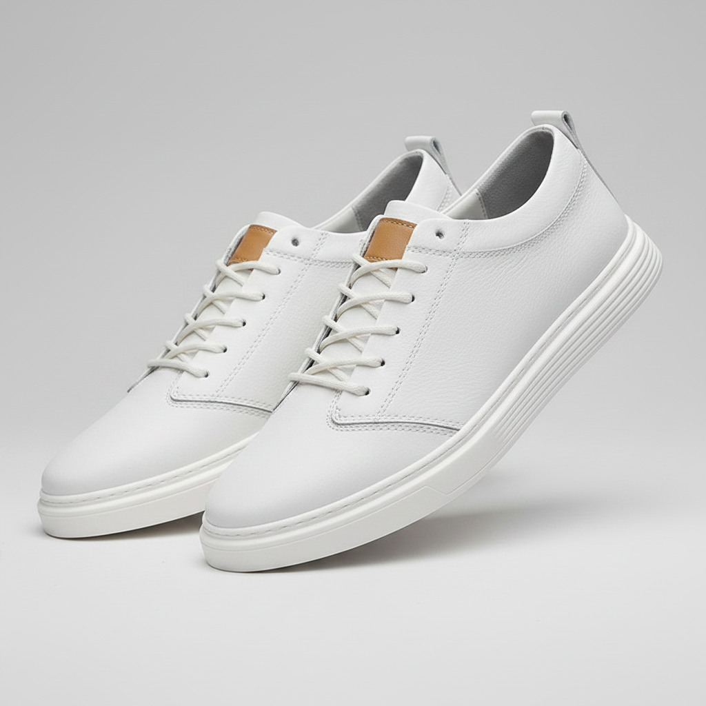 Men's Leather Sneakers | Stylish Comfort Trainers