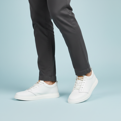 Men's Leather Sneakers | Stylish Comfort Trainers